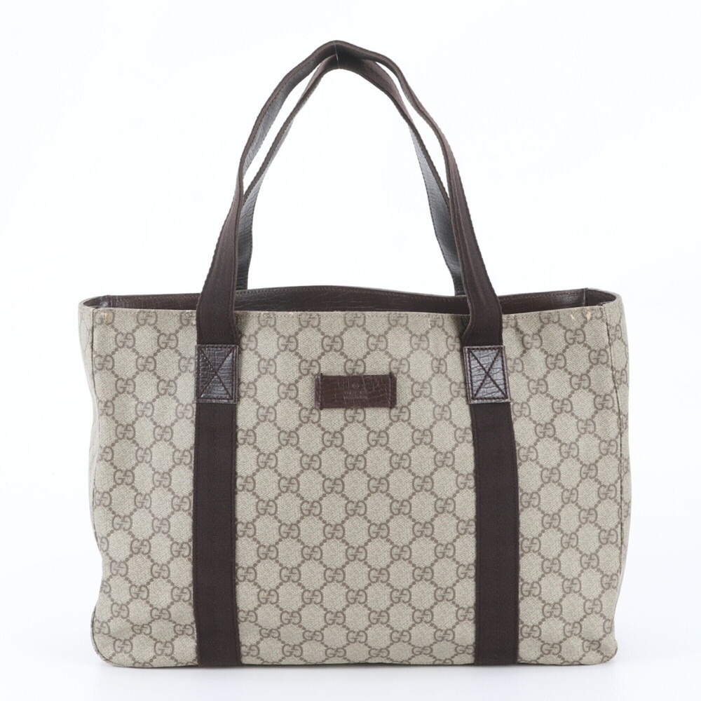 Gucci GG Supreme 141624 Leather Tote Bag Handbag Shoulder for Men